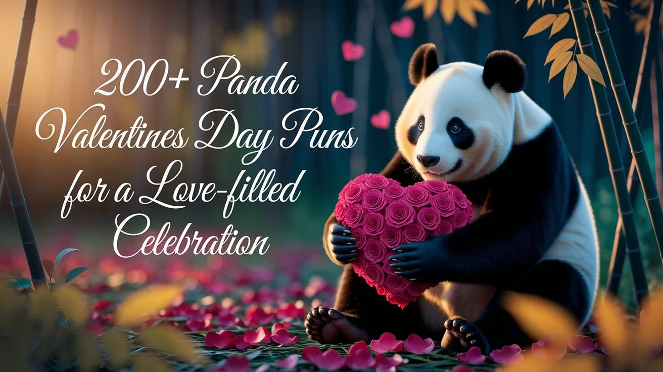 Panda Valentines Day Puns for a Love-Filled Celebration