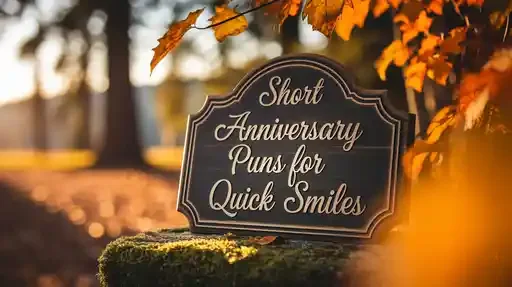 Short Anniversary Puns for Quick Smiles
