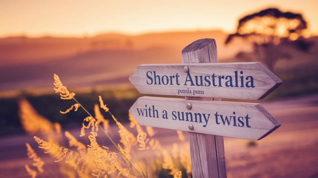 Short Australia Puns with a Sunny Twist