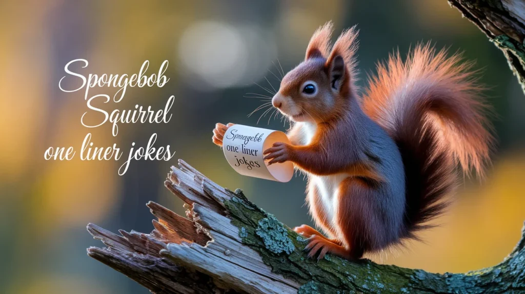 Spongebob Squirrel One Liner Jokes