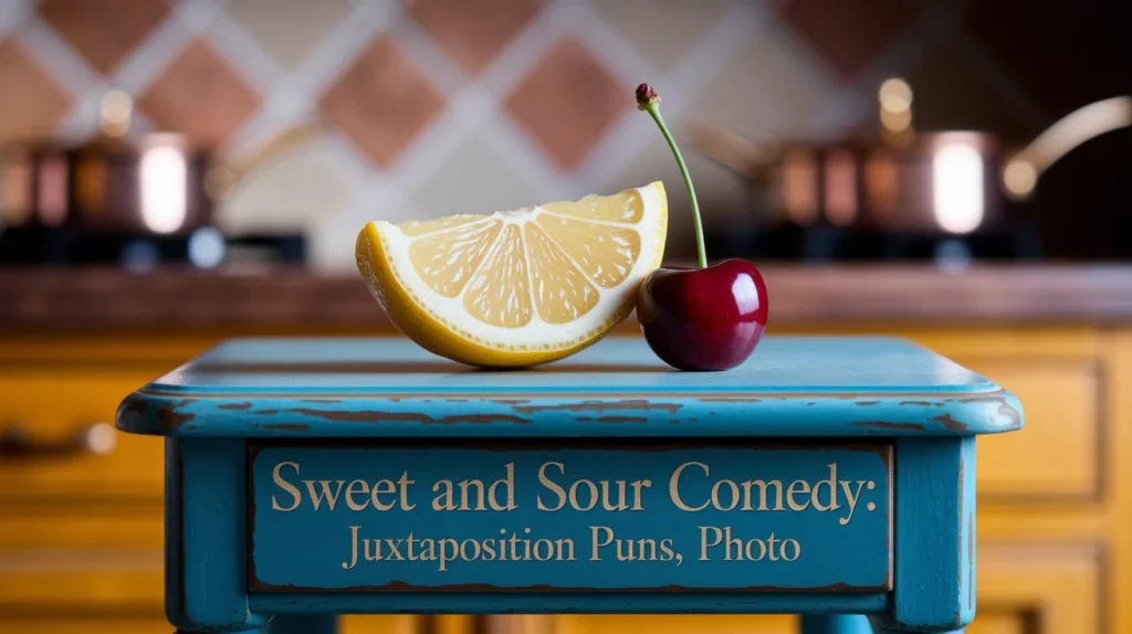 Sweet and Sour Comedy: Juxtaposition Puns