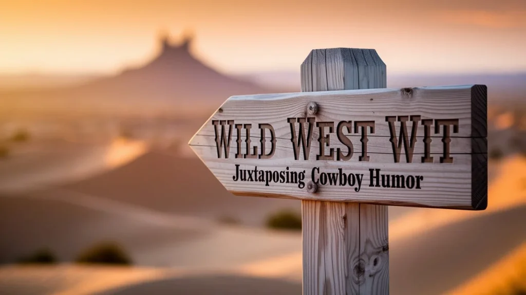 Wild West Wit: Juxtaposing Cowboy Humor
