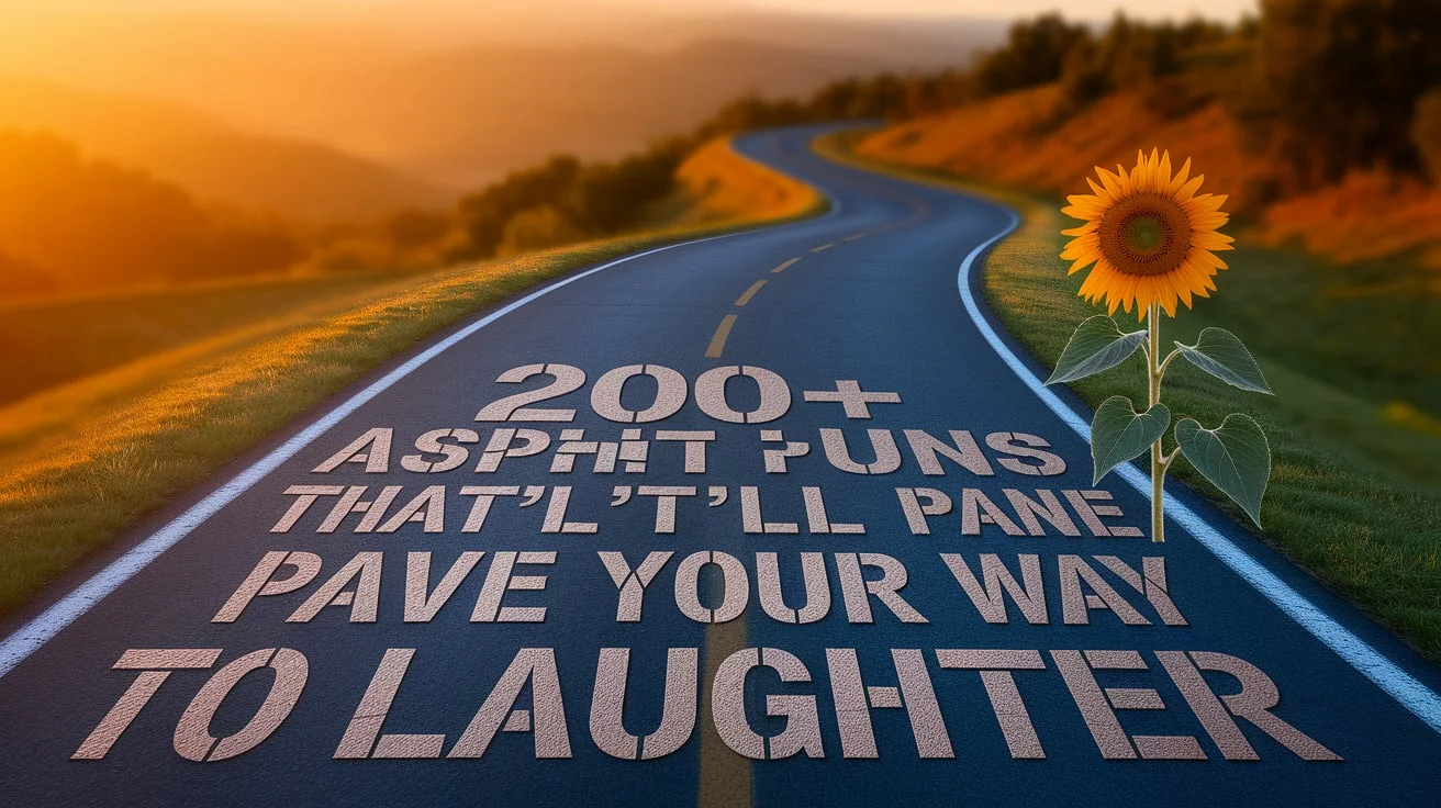 200+ Asphalt Puns That’ll Pave Your Way to Laughter
