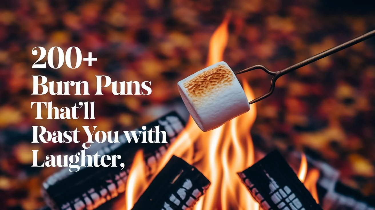 200+ Burn Puns That’ll Roast You with Laughter
