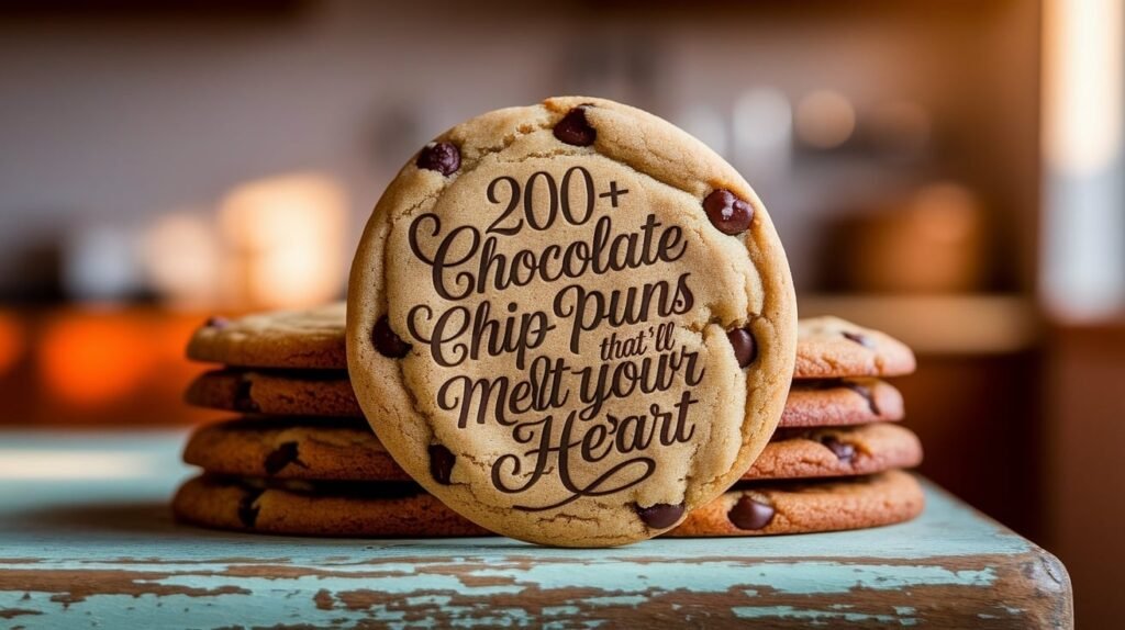 Best chocolate chip puns for sweet captions