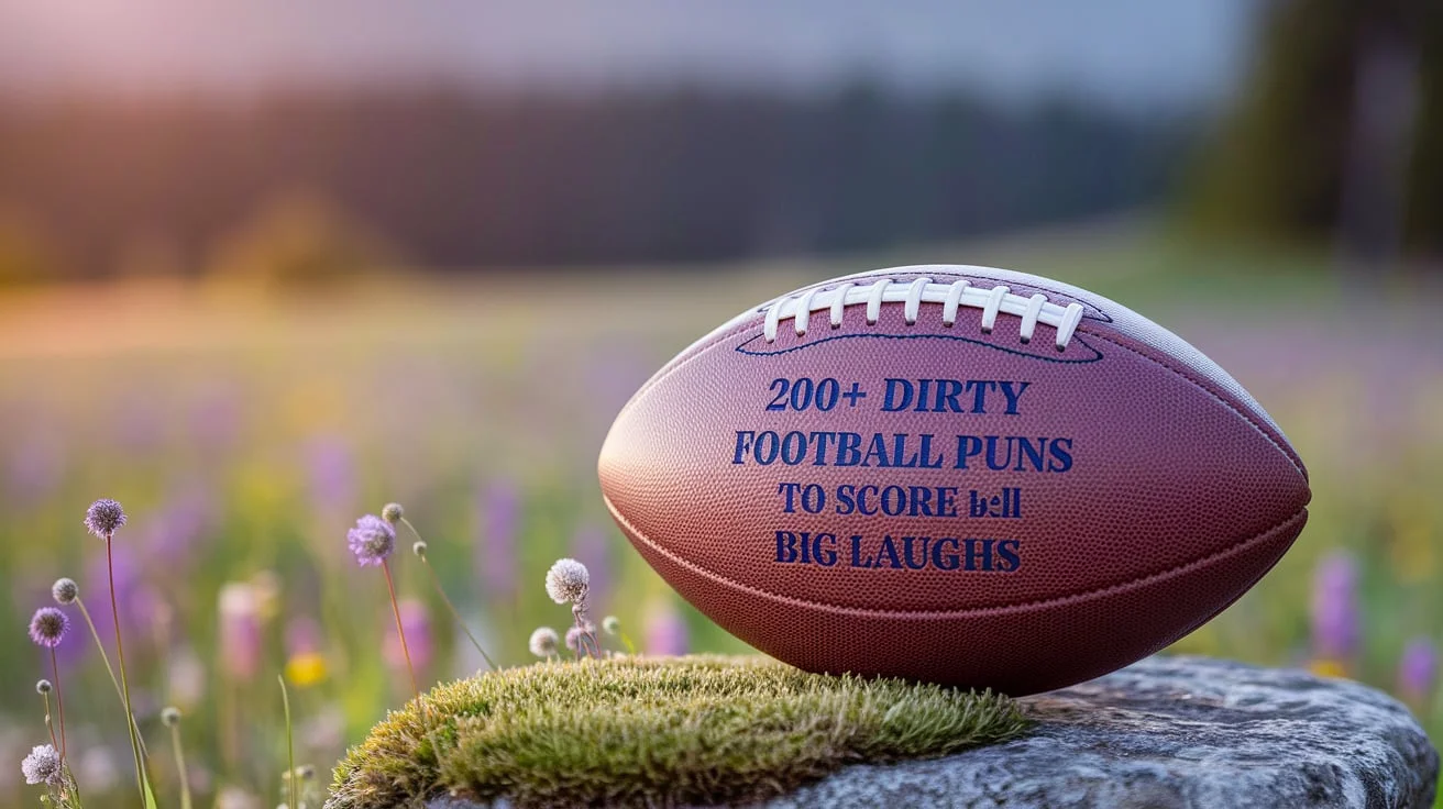 200+ Dirty Football Puns to Score Big Laughs