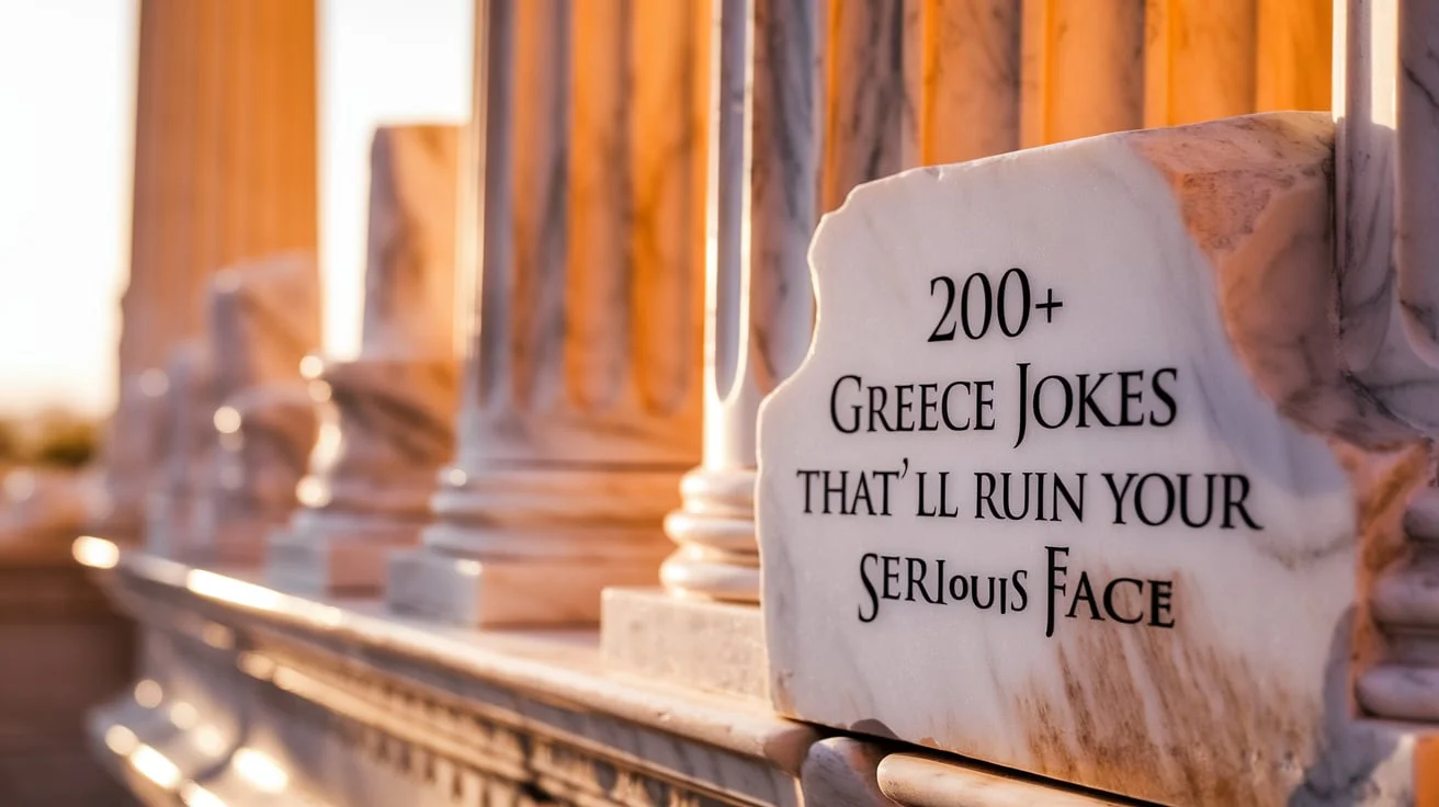 200+ Greece Jokes That’ll Ruin Your Serious Face