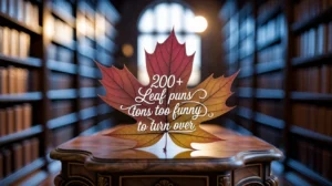 Leaf Puns Too Funny to Turn Over