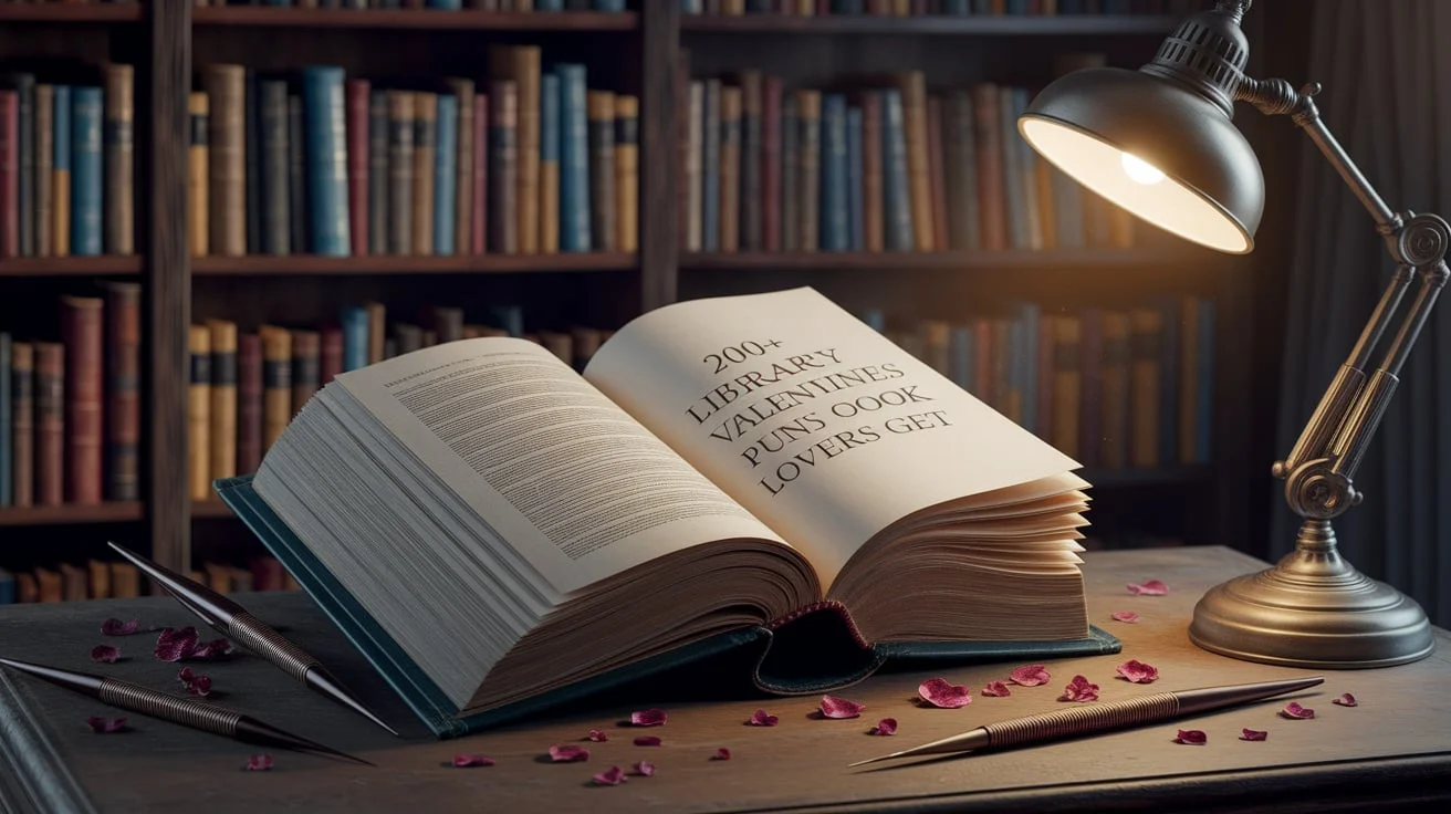 200+ Library Valentines Puns Only Book Lovers Get