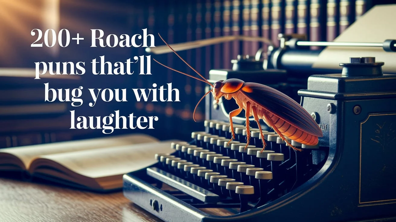 200+ Roach Puns That’ll Bug You with Laughter 