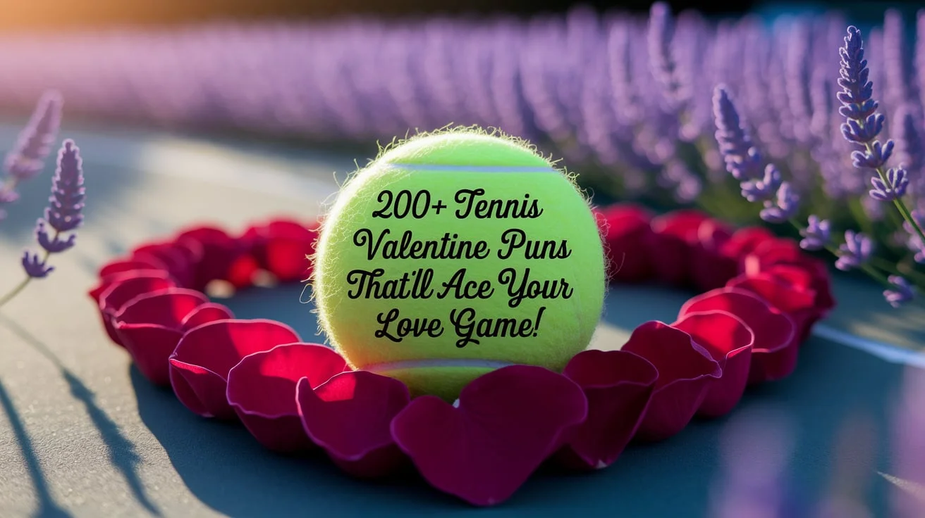 200+ Tennis Valentine Puns That’ll Ace Your Love Game!