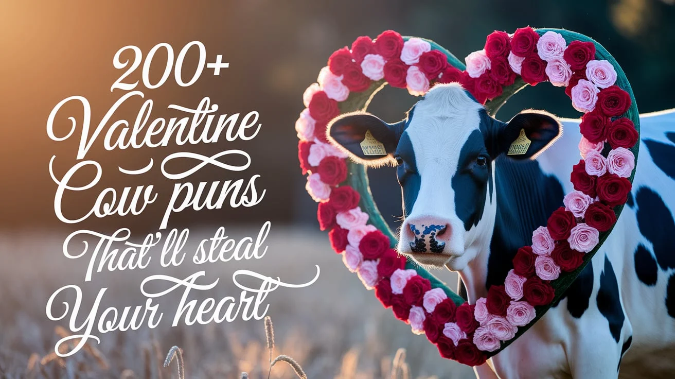 200+ Valentine Cow Puns That’ll Steal Your Heart