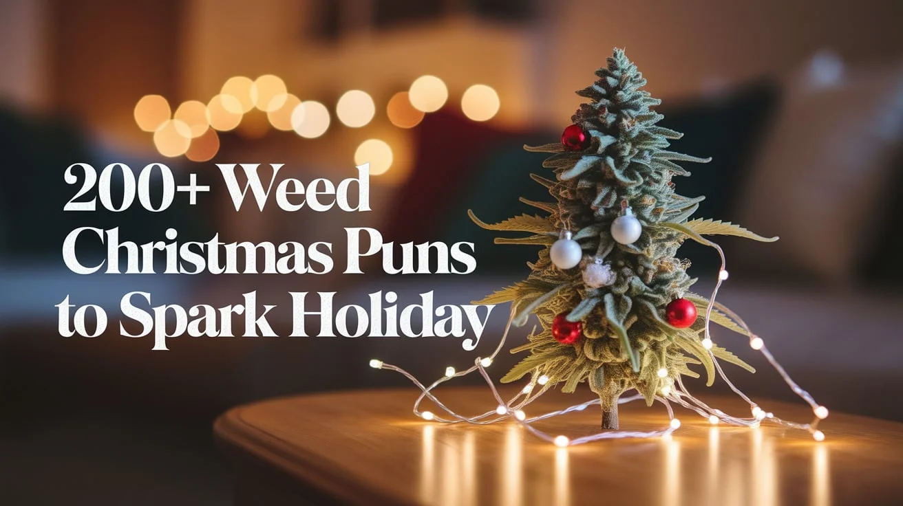 200+ Weed Christmas Puns to Spark Holiday