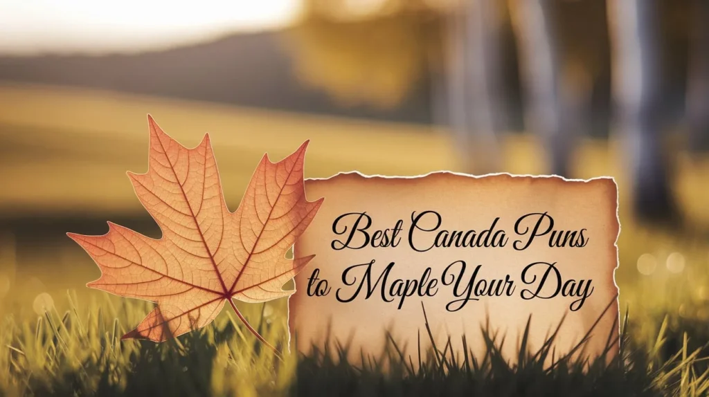 Best Canada Puns to Maple Your Day