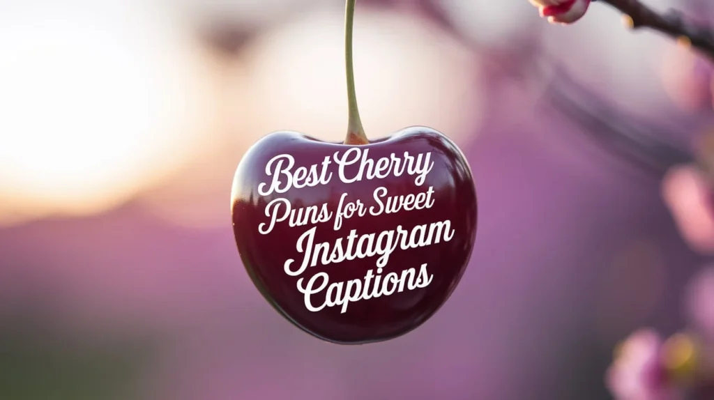 Best Cherry Puns for Sweet Instagram Captions 