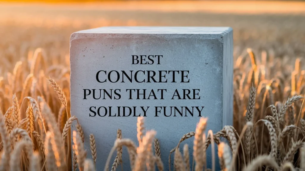 Best Concrete Puns That Are Solidly Funny