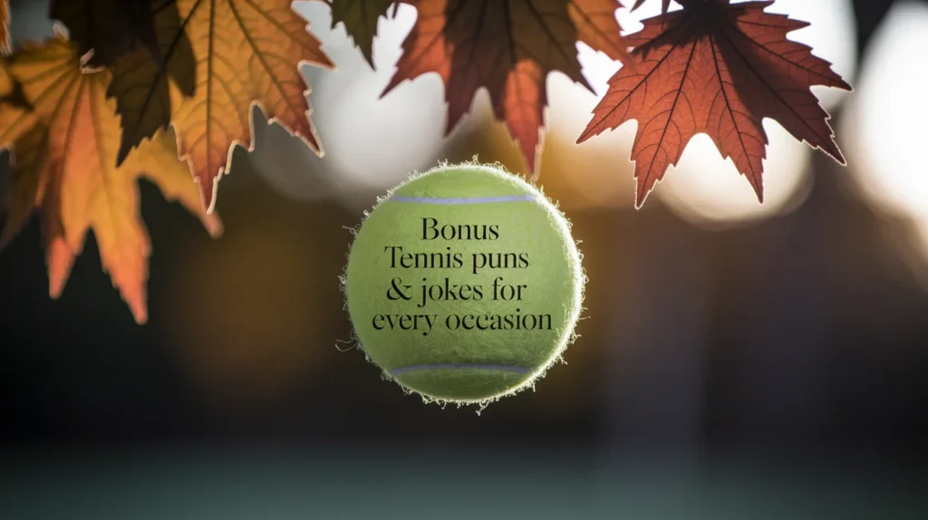 Bonus Tennis Puns & Jokes for Every Occasion