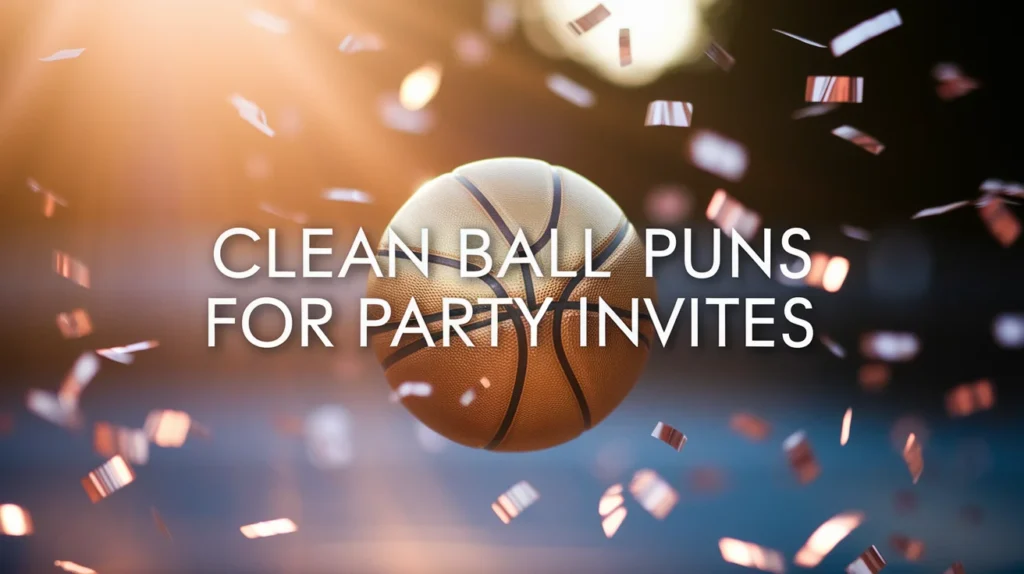 Clean Ball Puns for Party Invites