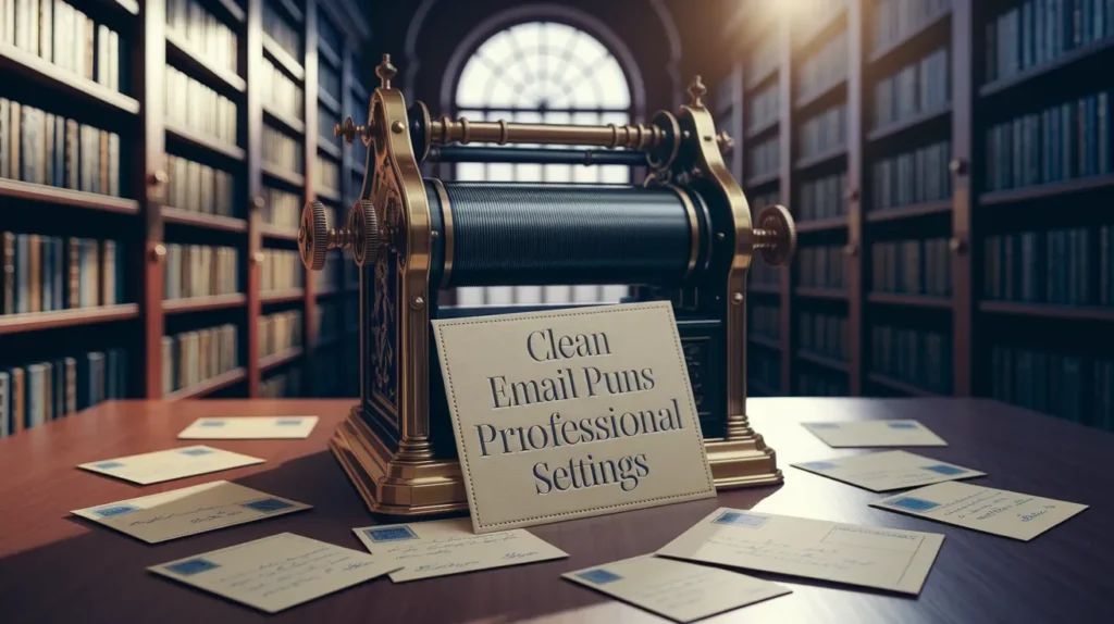 Clean Email Puns for Professional Settings