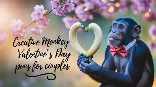 Creative Monkey Valentine’s Day Puns for Couples