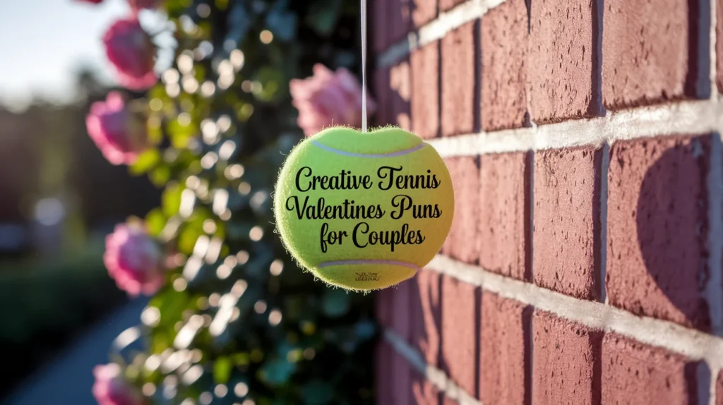 Creative Tennis Valentines Puns for Couples