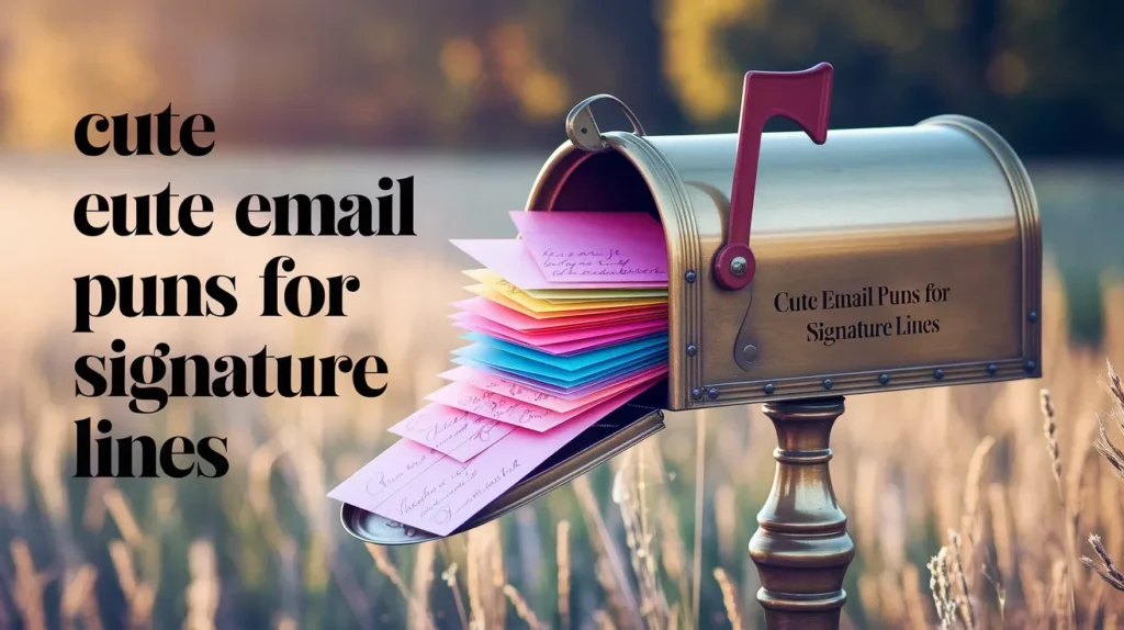 Cute Email Puns for Signature Lines