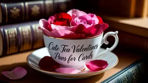 Cute Tea Valentines Puns for Cards