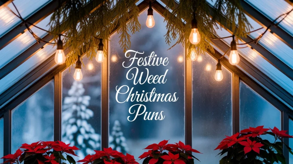 Festive Weed Christmas Puns