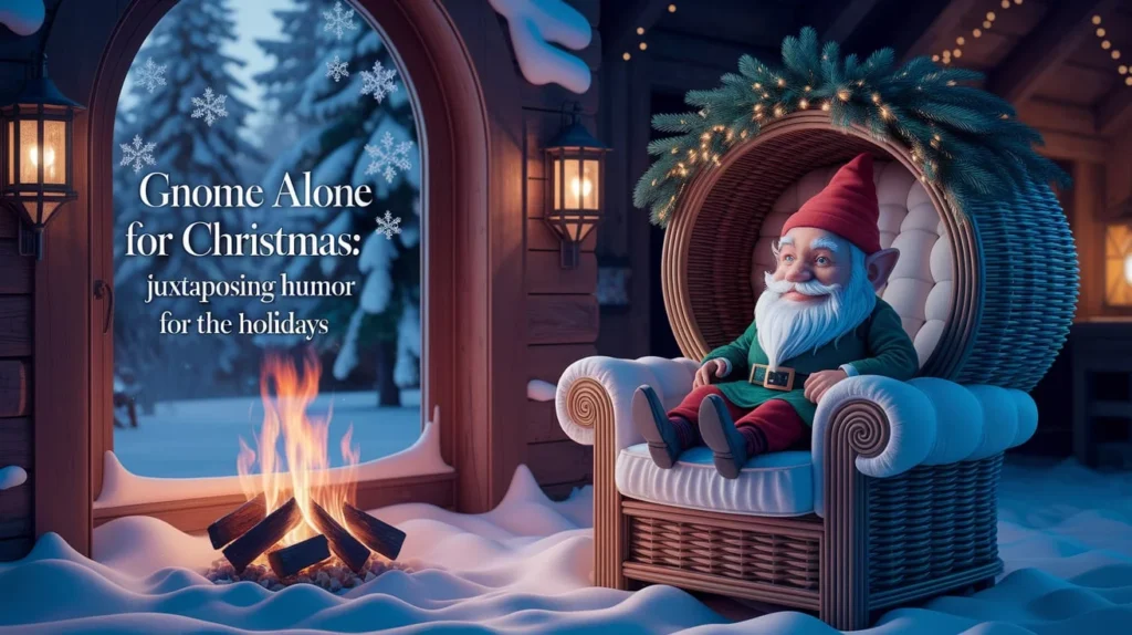 Gnome Alone for Christmas: Juxtaposing Humor for the Holidays
