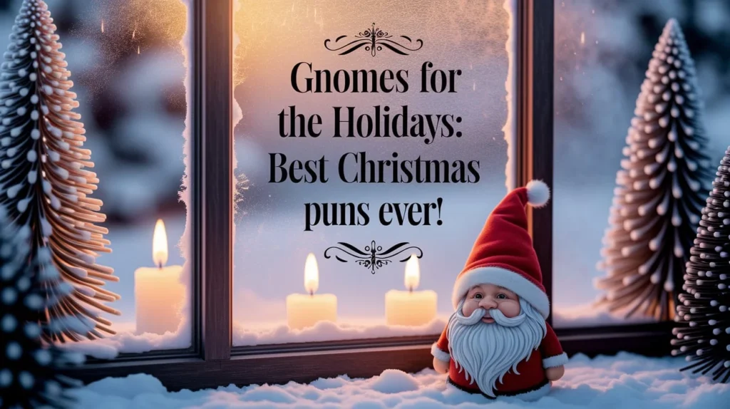 Gnomes for the Holidays: The Best Christmas Puns Ever!