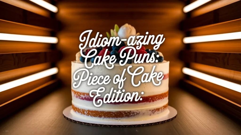 Idiom-azing Cake Puns: Piece of Cake Edition 