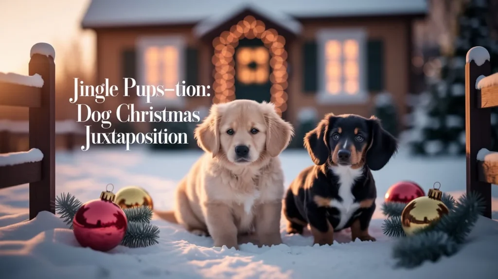 Jingle Pups-tion: Dog Christmas Juxtaposition