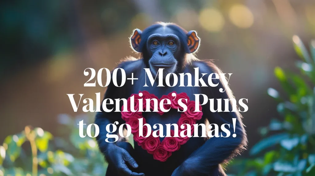 Monkey Valentine’s Day One Liner Puns