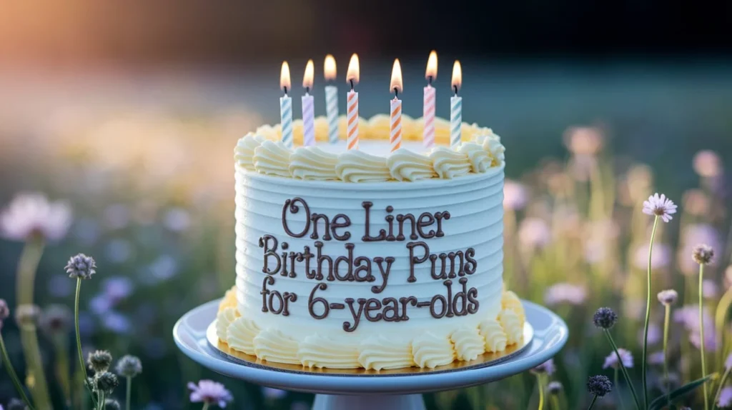 One Liner Birthday Puns for 6-Year-Olds
