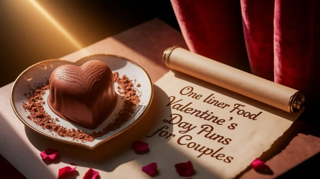 One liner food Valentine’s Day puns for couples