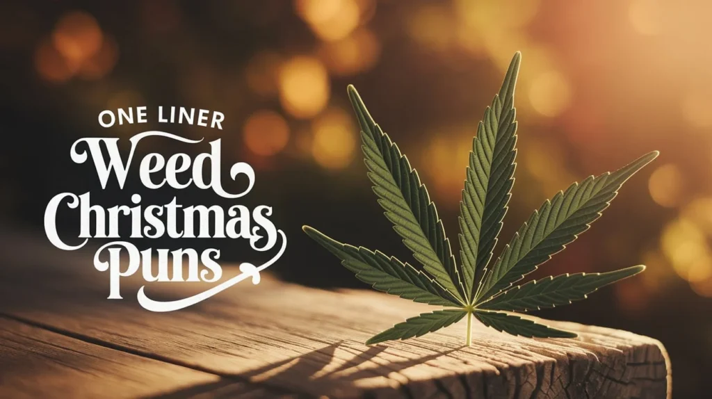 One Liner Weed Christmas Puns