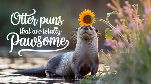 Otter Puns That Are Totally Pawsome