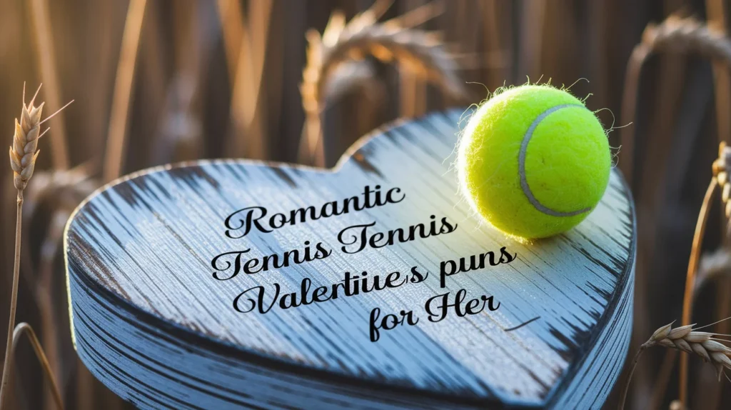 Romantic Tennis Valentines Puns for Her
