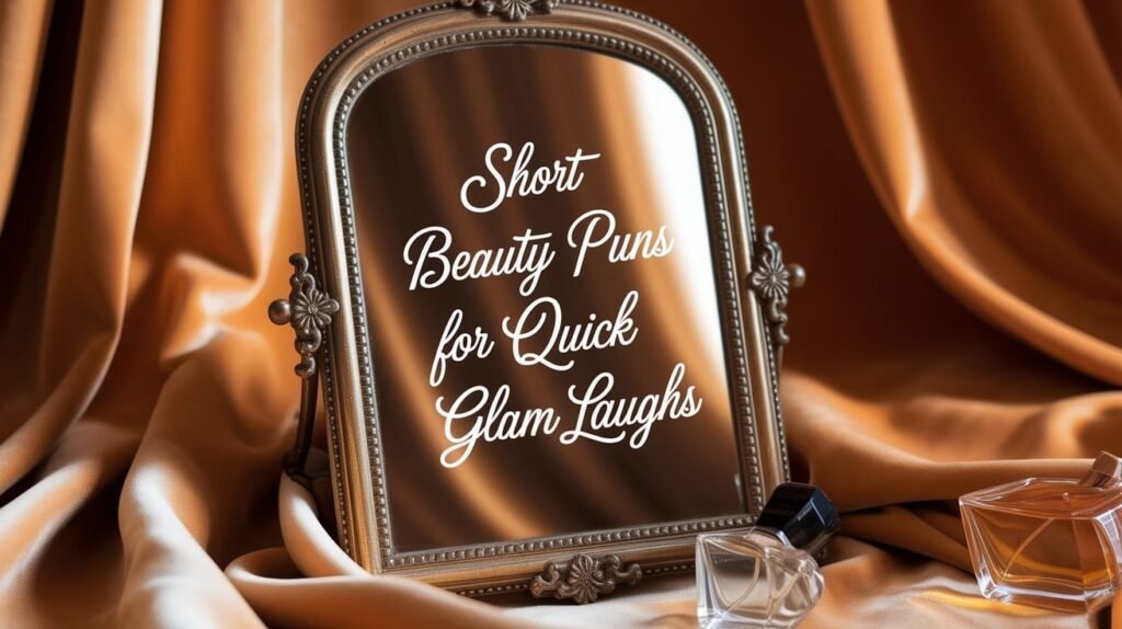 Short Beauty Puns for Quick Glam Laughs