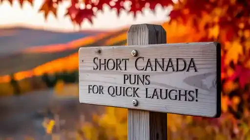 Short Canada Puns for Quick Laughs