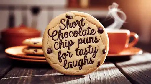 Short chocolate chip puns for tasty laughs