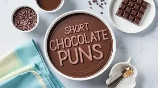 Short chocolate puns for quick treats