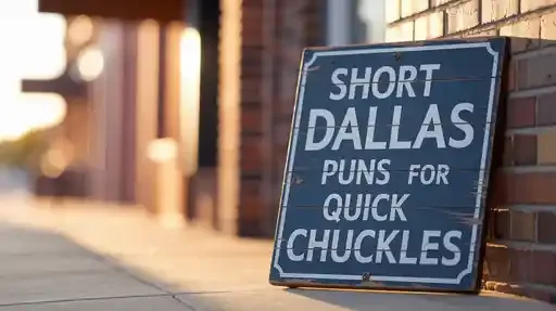 Short Dallas puns for quick chuckles