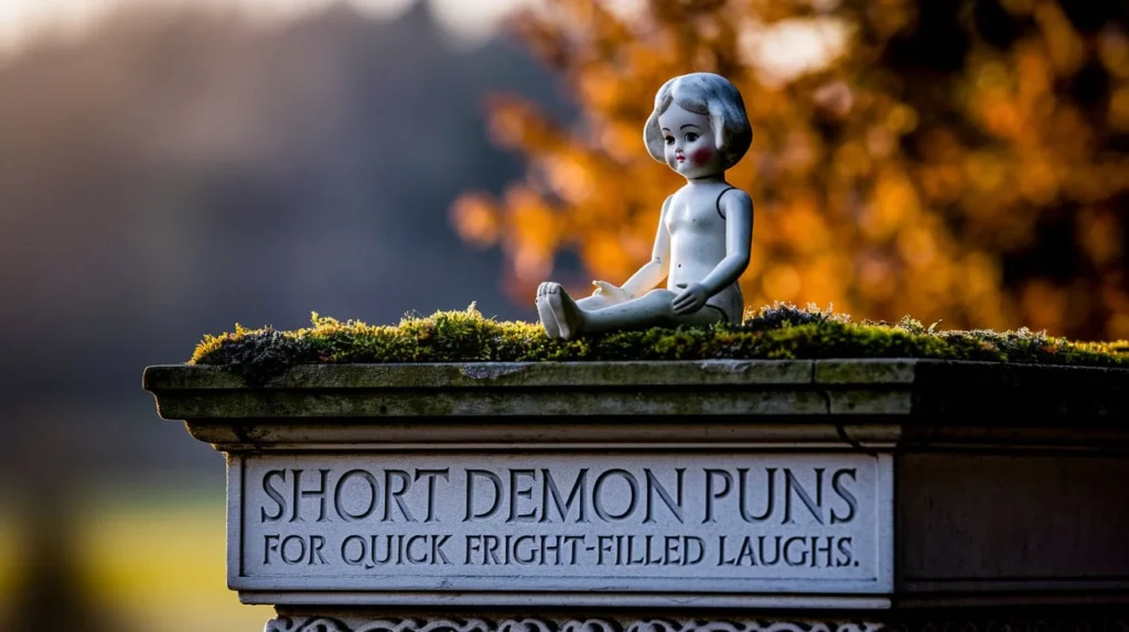 Short demon puns for quick fright-filled laughs