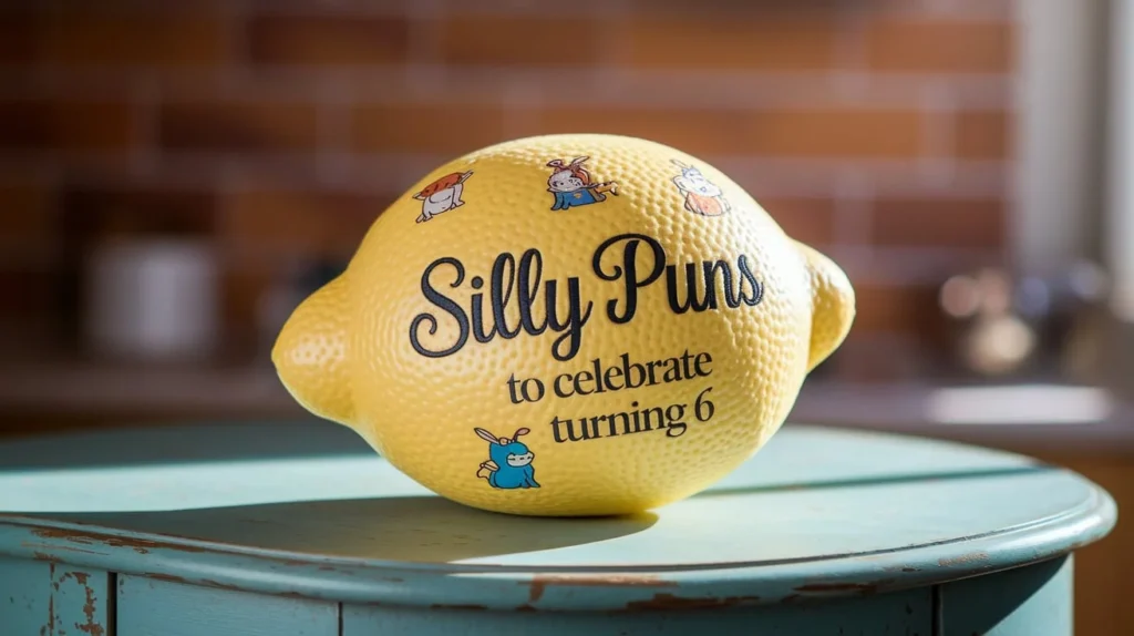 Silly Puns to Celebrate Turning 6