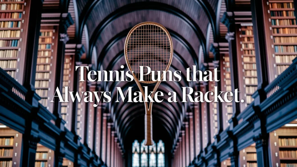 Tennis Puns That Always Make a Racket 