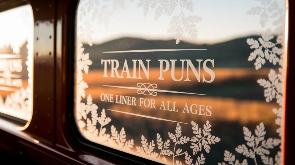 Train Puns One Liner for All Ages