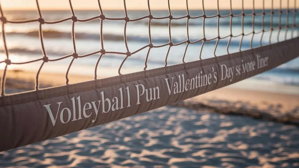 Volleyball Puns for Valentine’s Day One Liner