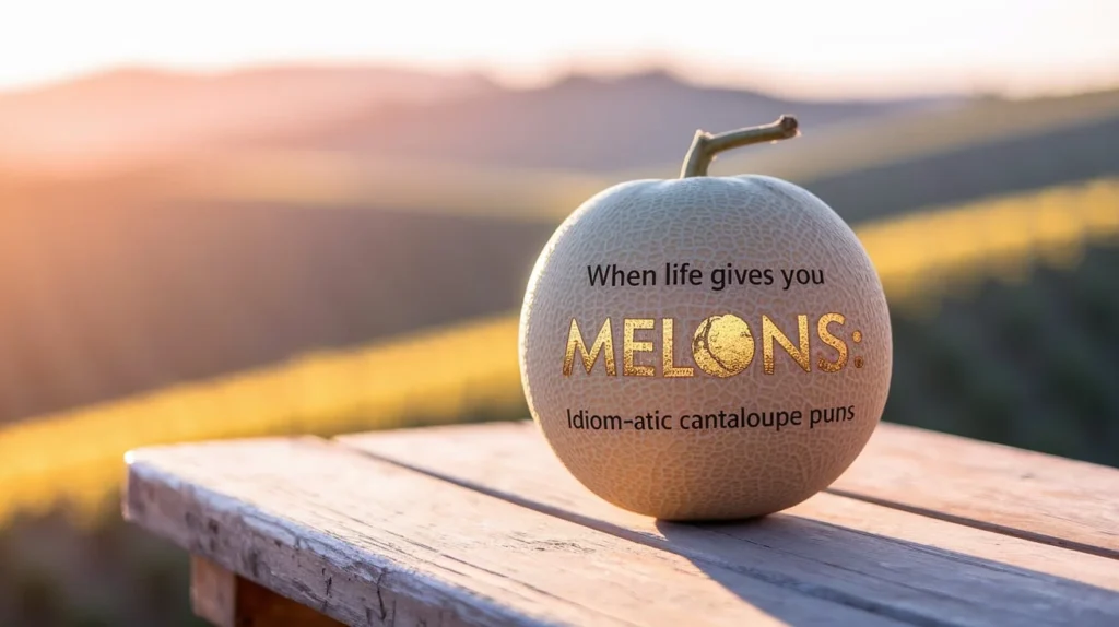 When Life Gives You Melons: Idiom-atic Cantaloupe Puns