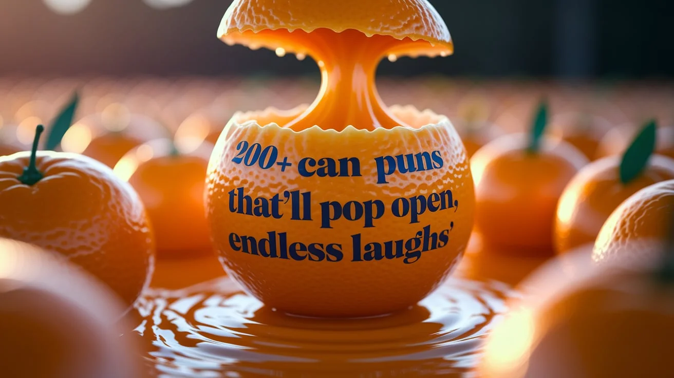 200+ Can Puns That’ll Pop Open Endless Laughs